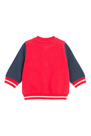 Sweat - Rouge et écru