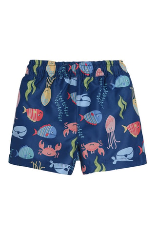 Short de bain Bleu
