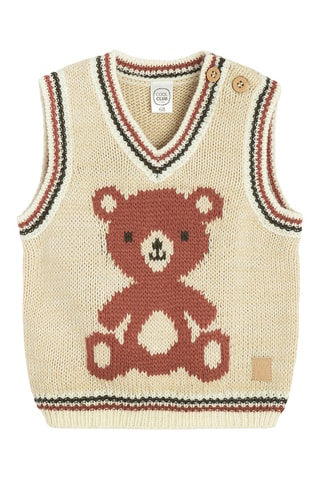 Pull sans manches - Beige