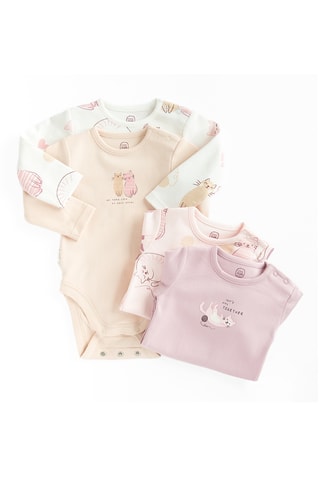 4 bodys - Rose et beige