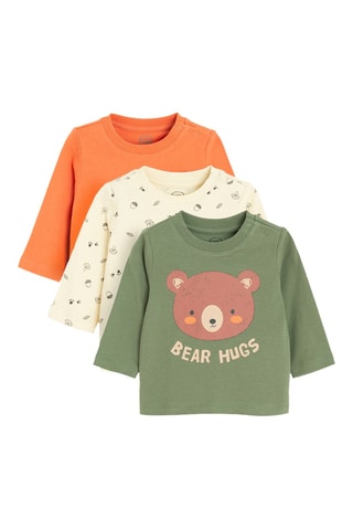 3 t-shirts - Vert et orange