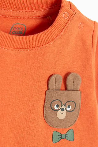 3 t-shirts - Vert et orange