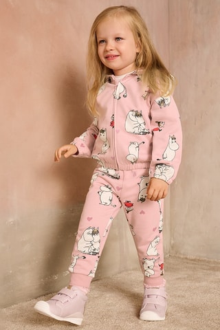 2 joggings Les Moumines - Rose et vieux rose