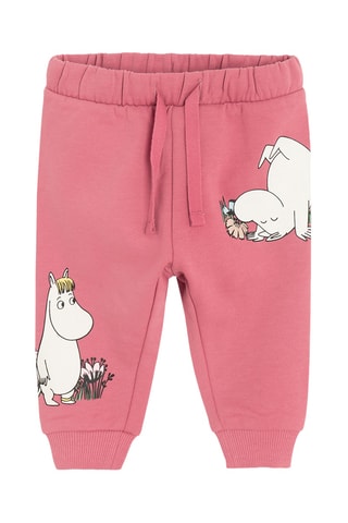 2 joggings Les Moumines - Rose et vieux rose