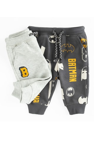 2 jogging Batman La Ligue des Justiciers  DC Comics - Gris chiné et gris