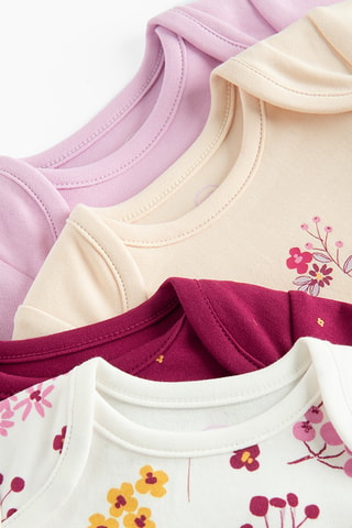 4 bodys - Rose et bordeaux