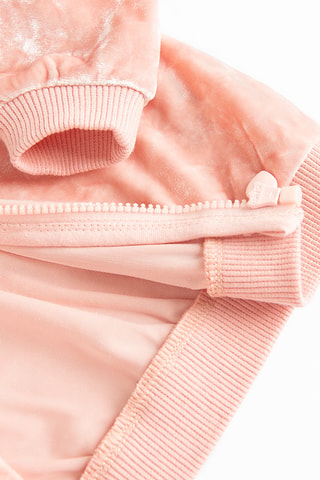 Blouson en velours - Rose