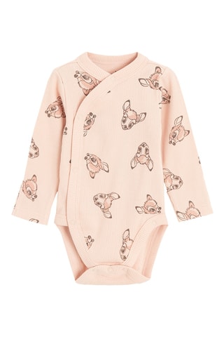 2 bodys Bambi Disney - Beige et rose