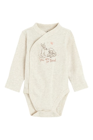2 bodys Bambi Disney - Beige et rose