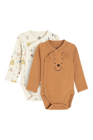 2 bodys Winnie l'ourson Disney - Marron et blanc