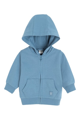 Sweat à capuche - Bleu