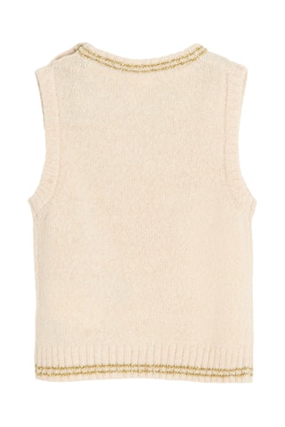 Pull sans manches - Beige