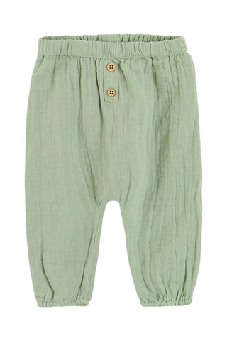 Jogging en coton biologique Vert olive