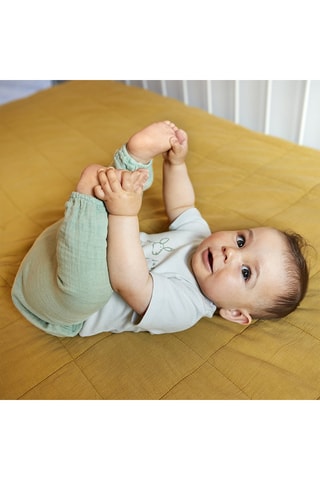 Jogging en coton biologique Vert olive