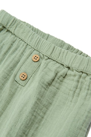 Jogging en coton biologique Vert olive