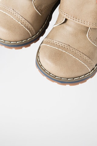Boots en cuir Fisher-Price Beige