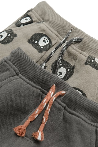 2 joggings Anthracite et gris clair