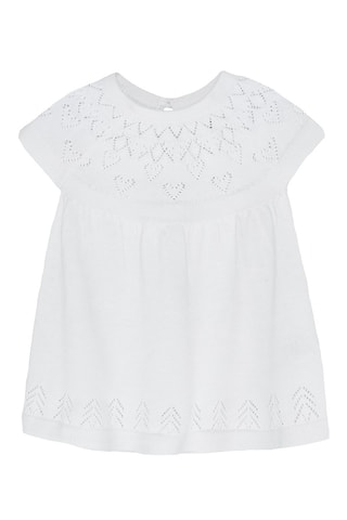 Robe pull et pantalon Blanc