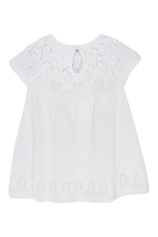 Robe pull et pantalon Blanc