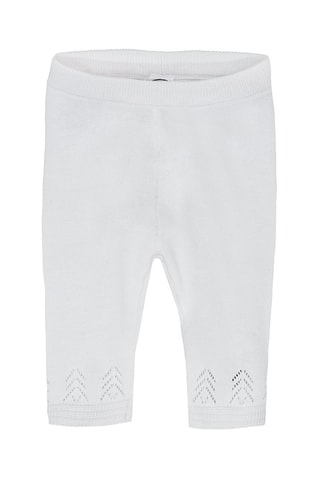 Robe pull et pantalon Blanc