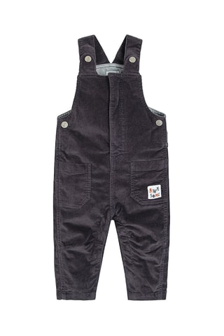 Salopette en velours Anthracite