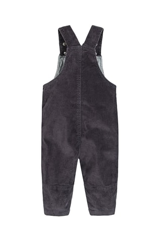 Salopette en velours Anthracite