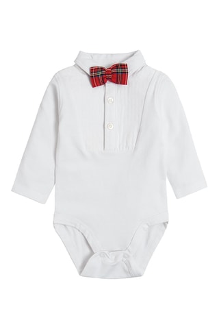 Body et nœud papillon Blanc