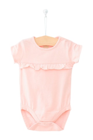 2 bodys Rose et blanc