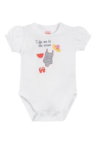 Body et short Blanc et rouge