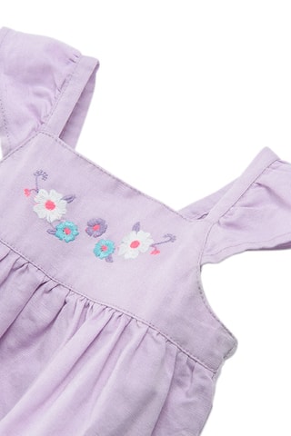 Robe en lin Violet
