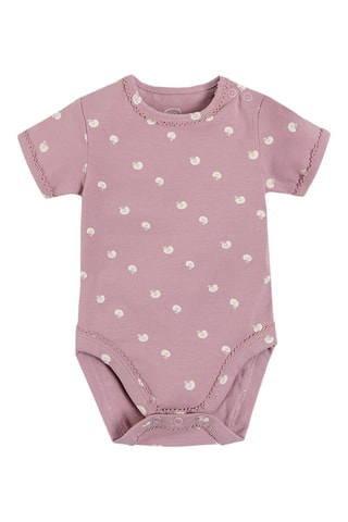 2 bodys Vieux rose et blanc