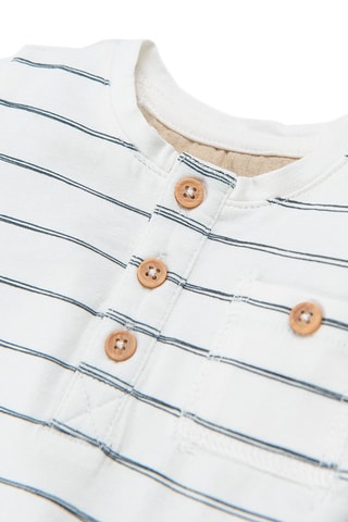 Body et short Blanc et beige