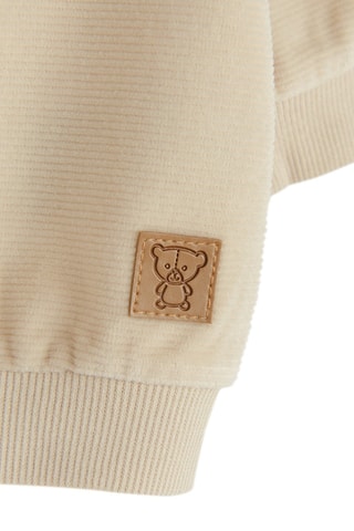 Sweat en velours - Beige