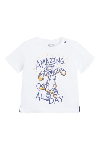 T-shirt Tigrou Winnie l’Ourson Disney - Blanc