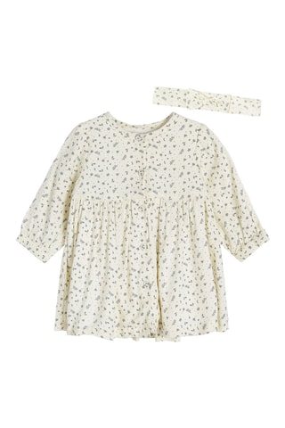 Robe et bandeau - Ecru