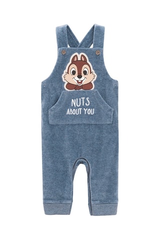 Body et salopette Tic et Tac Disney - Beige et indigo
