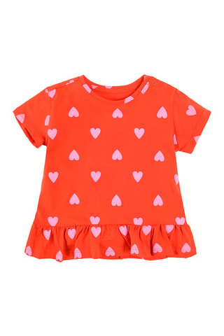 3 t-shirts Rouge et rose