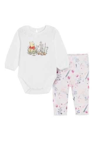Body et legging Winnie l'Ourson Disney - Blanc et rose
