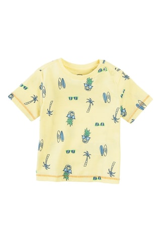 T-shirt Jaune et bleu