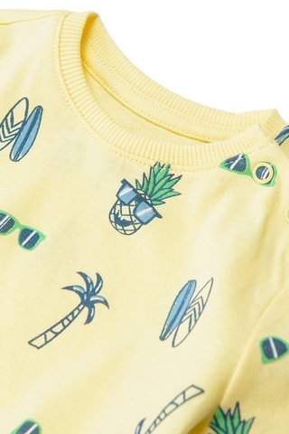 T-shirt Jaune et bleu