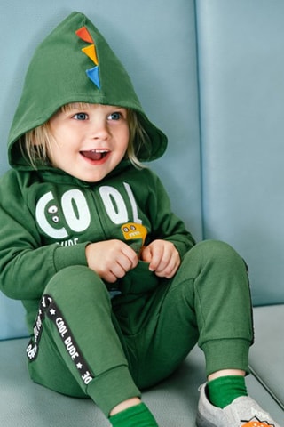 Sweat à capuche Vert