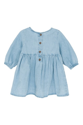 Robe et bandeau en jean - Bleu