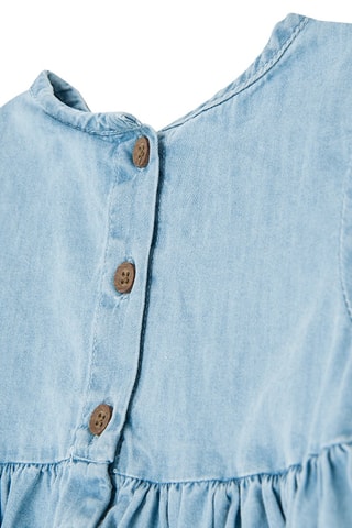 Robe et bandeau en jean - Bleu