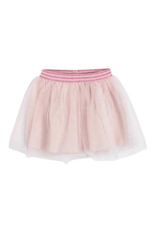 Body et jupe en tulle Ecru et saumon