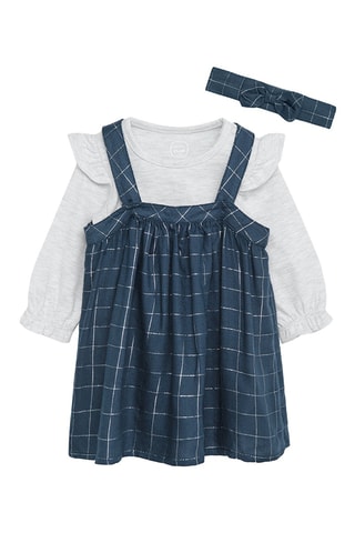 Ensemble 3 pièces - Bleu marine et gris