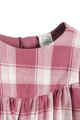 Robe et chaussettes - Vieux rose et saumon