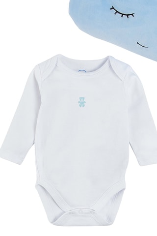 2 bodys en coton biologique - Multicolore