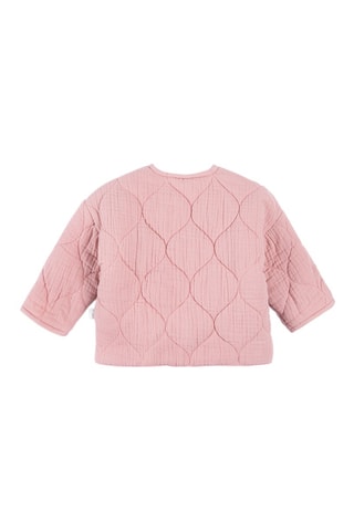 Veste réversible - Rose et blanc