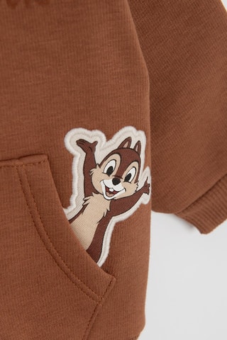 Sweat Tic et Tac Disney - Marron clair