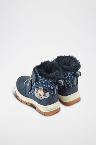 Baskets montates fourrées Mickey Disney - Bleu marine